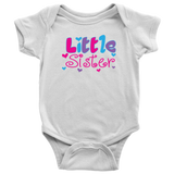 Little Sister Baby Snap Bodysuit Onesie - J & S Graphics