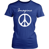 IMAGINE PEACE Women's Short Sleeve T-Shirt - J & S Graphics