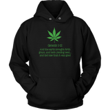 Genesis 1:12 Weed is Good Men's and Women's T-Shirts, Tanks and Hoodies