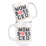 MOM BOSS CEO Coffee Mug 11 oz or 15 oz