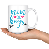 Mom of Boys Coffee Mug 11oz or 15oz