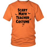 Halloween SCARY MATH TEACHER COSTUME Halloween Unisex T-Shirt - J & S Graphics
