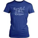 THANKFUL & BLESSED Women's T-Shirt - J & S Graphics