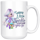 Leave a Little Sparkle Wherever You Go Fairy COFFEE MUG 11oz or 15oz