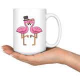 Mr. and Mrs. Flamingo 11oz or 15oz COFFEE MUGS