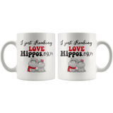 I Just Freaking Love Hippos, OK?! Coffee Mug - J & S Graphics