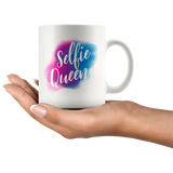 SELFIE QUEEN 11oz Coffee Mug - J & S Graphics
