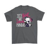 Just a Girl Who Loves Pandas Unisex T-Shirt