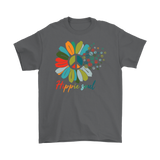 HIPPIE SOUL Peace sign and Flowers Unisex T-Shirt