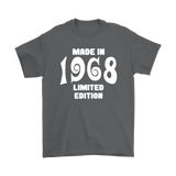 Made in 1968 Limited Edition Unisex short sleeve t-shirt