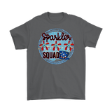 SPARKLER SQUAD Fireworks, Summertime, July 4th, Men's T-Shirt