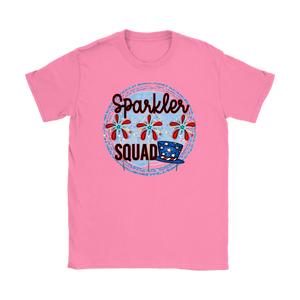 SPARKLER SQUAD Fireworks, Summertime, July 4th Women's T-Shirt