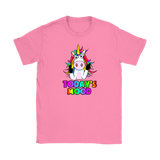 Today's Mood Unicorn giving the finger Men's and Women's T-Shirts