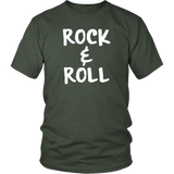 ROCK & ROLL, Unisex short sleeve T-Shirt - J & S Graphics