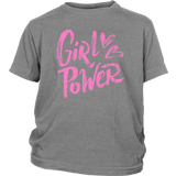 GIRL POWER Snap Youth T-Shirt - J & S Graphics