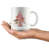 COFFEE GNOME Pink Garden Gnome COFFEE MUG 11oz or 15oz