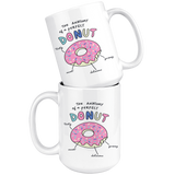 The Anatomy of a Donut Coffee Mug - J & S Graphics