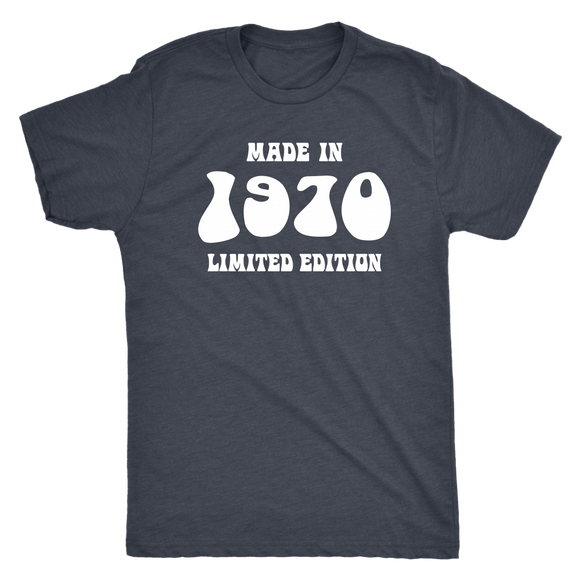 MADE in 1970 Men's Triblend T-Shirt - J & S Graphics