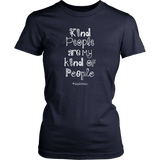 KIND PEOPLE ARE MY KIND OF PEOPLE w/hashtag Women's T-Shirt - J & S Graphics