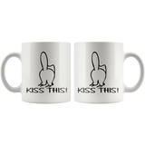 KISS THIS! Kitty Cat Butt 11 oz or 15 oz COFFEE MUG