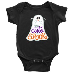 Too CUTE to SPOOK Halloween Baby Snap Bodysuit - J & S Graphics