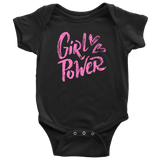 GIRL POWER Snap One Piece BABY BODYSUIT - J & S Graphics