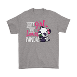 Just a Girl Who Loves Pandas Unisex T-Shirt