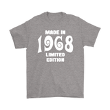 Made in 1968 Limited Edition Unisex short sleeve t-shirt