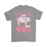 Just a Girl Who Loves PIGS Unisex T-Shirt