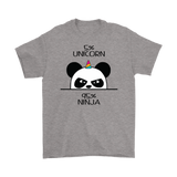 NINJA UNICORN PANDA Men's T-Shirt - J & S Graphics