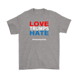 LOVE TRUMPS HATE Short sleeve Men's and Women's t-shirts