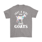 Just a Girl Who Loves GOATS Unisex T-Shirt