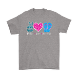 PEACE LOVE FLIP FLOPS Men's or Women's T-Shirt - J & S Graphics
