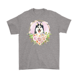 SIBERIAN HUSKY Unisex T-Shirt, Love Huskies