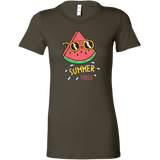 Summer Vibes Watermelon with Sunglasses Women's T-Shirt