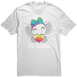 BE KIND Elephant with Rainbow Heart Unisex T-Shirt
