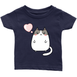 Cute KAWAII CAT with Heart Infant T-Shirt