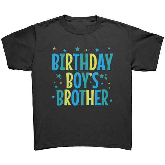 BIRTHDAY BOY'S BROTHER Youth Short Sleeve T-Shirt