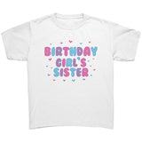 BIRTHDAY GIRL'S SISTER Youth Short Sleeve T-Shirt