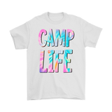 CAMP LIFE Tie Dye Look Unisex T-Shirt