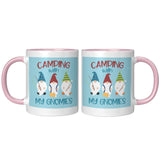 Camping with My GNOMIES Garden Gnome 11oz COFFEE MUG