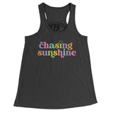 Chasing Sunshine Women's Flowy Racerback Tank Top