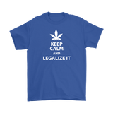 Keep Calm and Legalize It Men's T-Shirt - J & S Graphics