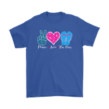 PEACE LOVE FLIP FLOPS Men's or Women's T-Shirt - J & S Graphics