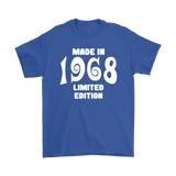 Made in 1968 Limited Edition Unisex short sleeve t-shirt