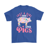 Just a Girl Who Loves PIGS Unisex T-Shirt