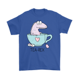 TEA REX - Humorous Men's T-Shirt, T-Rex - J & S Graphics