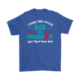 DAD and GRANDPAW T-Shirt, Paw Print, Dog. Dog Grandpa, Grandfather