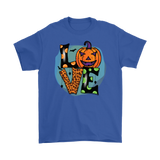 Halloween LOVE Men's and Women's T-Shirts