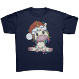 Cute UNICORN with Christmas Lights Youth T-Shirt